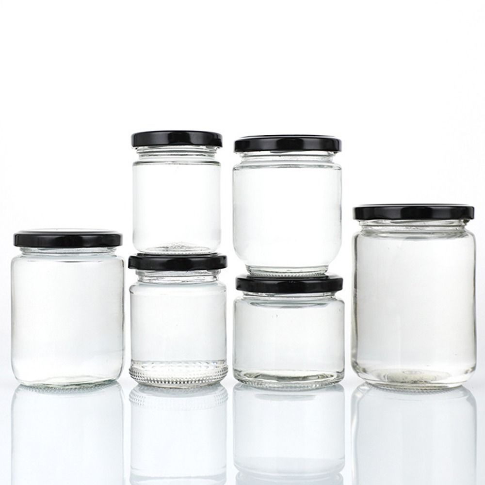Meal Prep Glass Containers - 1Pcs with Black Airtight Lids Glass