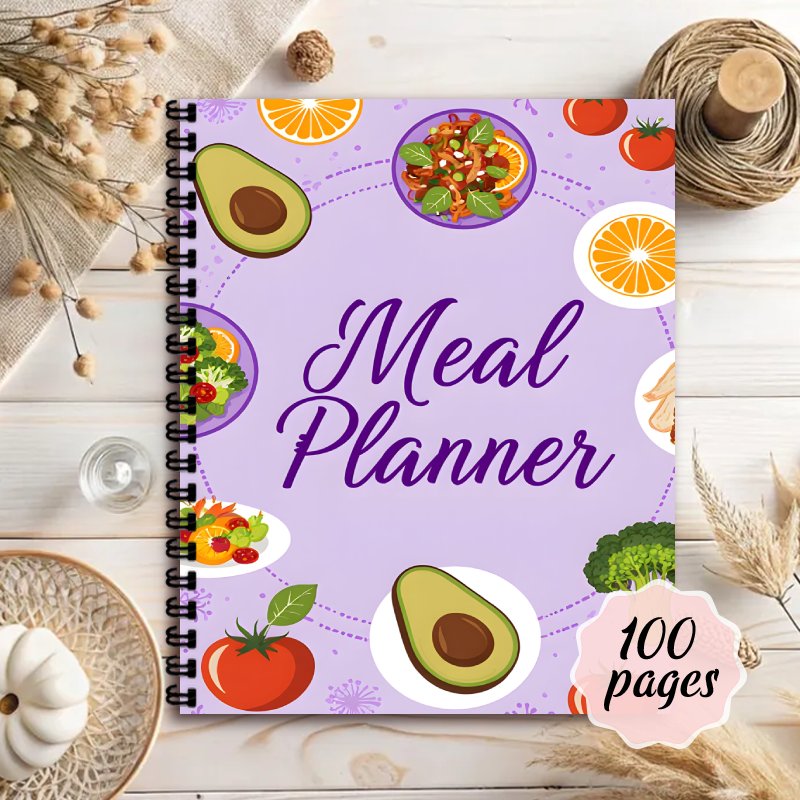 Meal Prep Menu - Meal Planner, Meal Prep Planner, Weekly