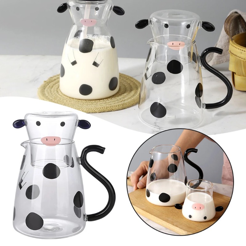 Glass Container Set - Glass Cold Water Kettle With Handle