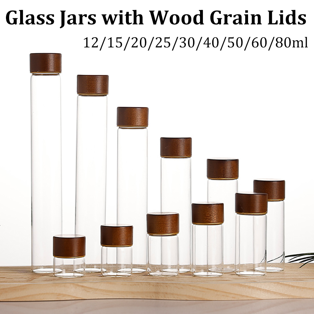 Meal Prep Glass Containers - Glass Spice Jars Seasoning Containers Small