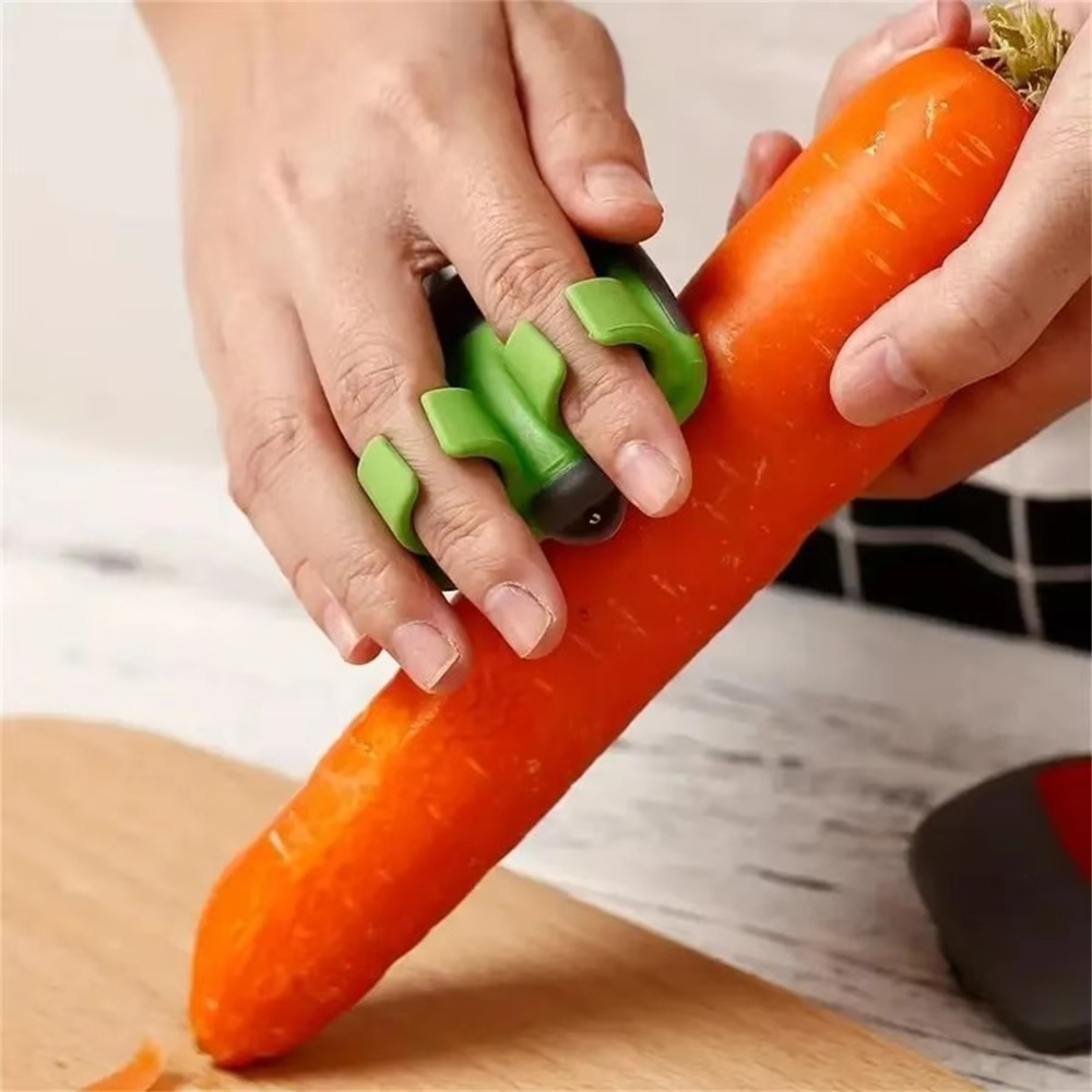 Meal Prep Veggie - Vegetable Fruit Peeler, Black & Green