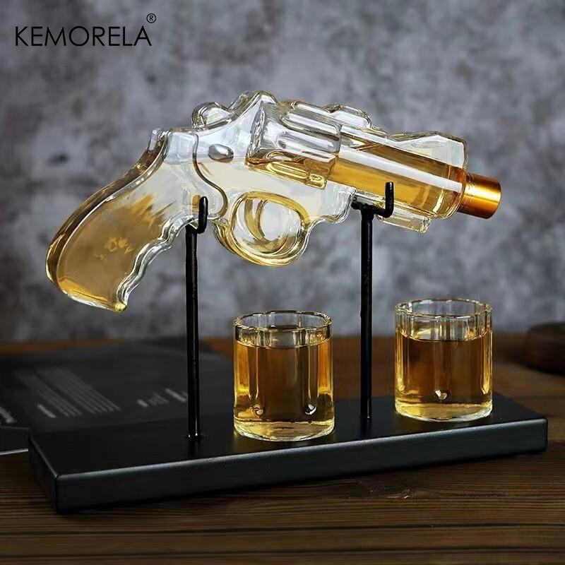 KEMORELA Revolver Glass Decant - огляд і ціна Glass Container Set