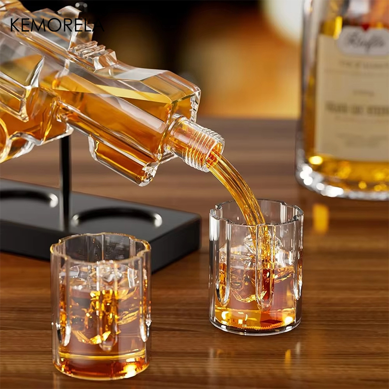 KEMORELA Revolver Glass Decant - огляд і ціна Glass Container Set