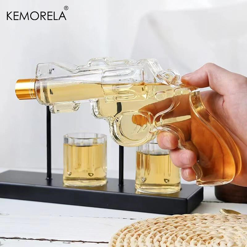 KEMORELA Revolver Glass Decant - огляд і ціна Glass Container Set