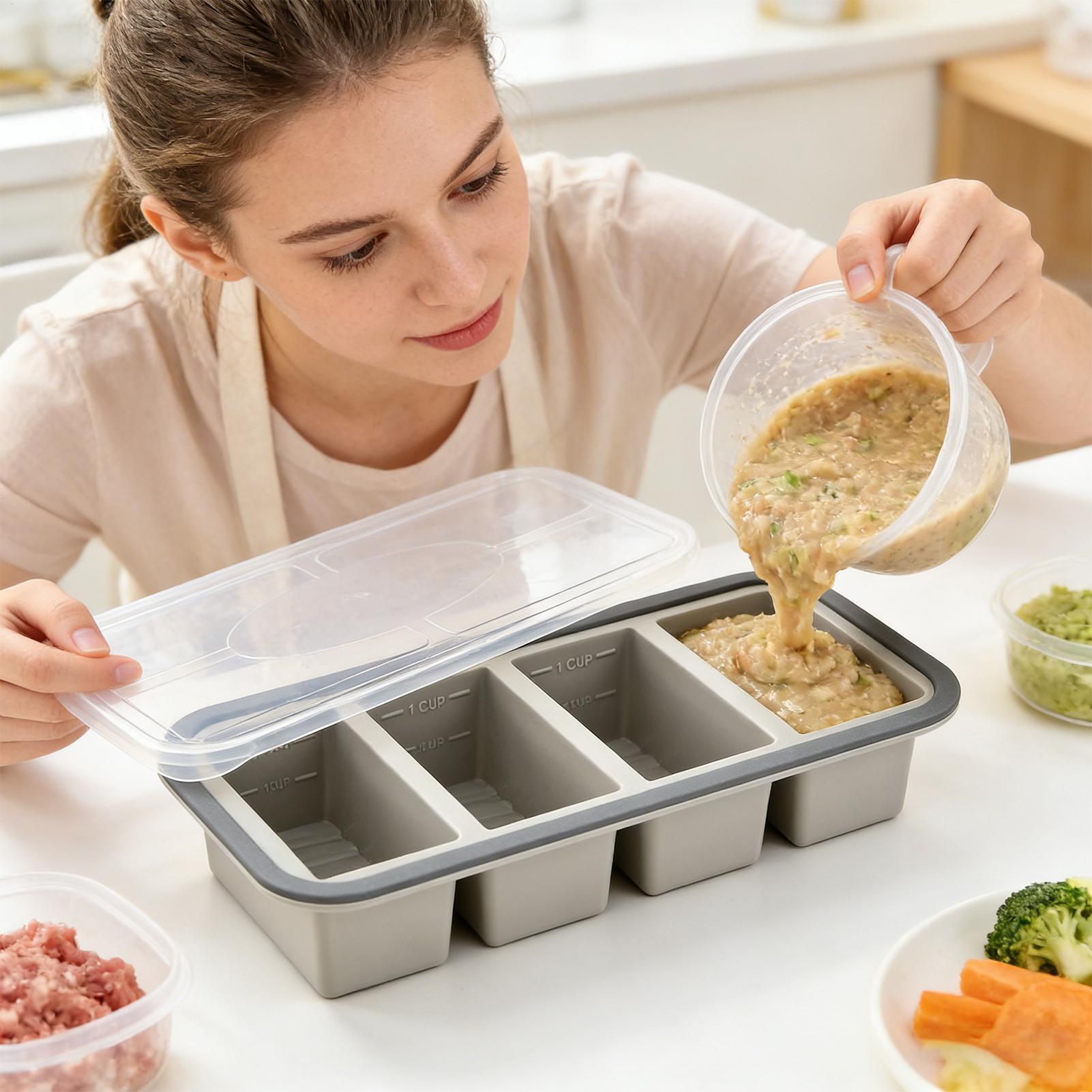Silicone Freezer Molds Easy Re - огляд і ціна Meal Prep Menu