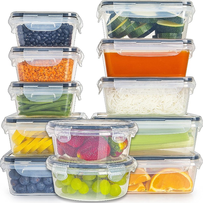 12pcs Airtight Food Storage Co - огляд і ціна Meal Prep Veggie
