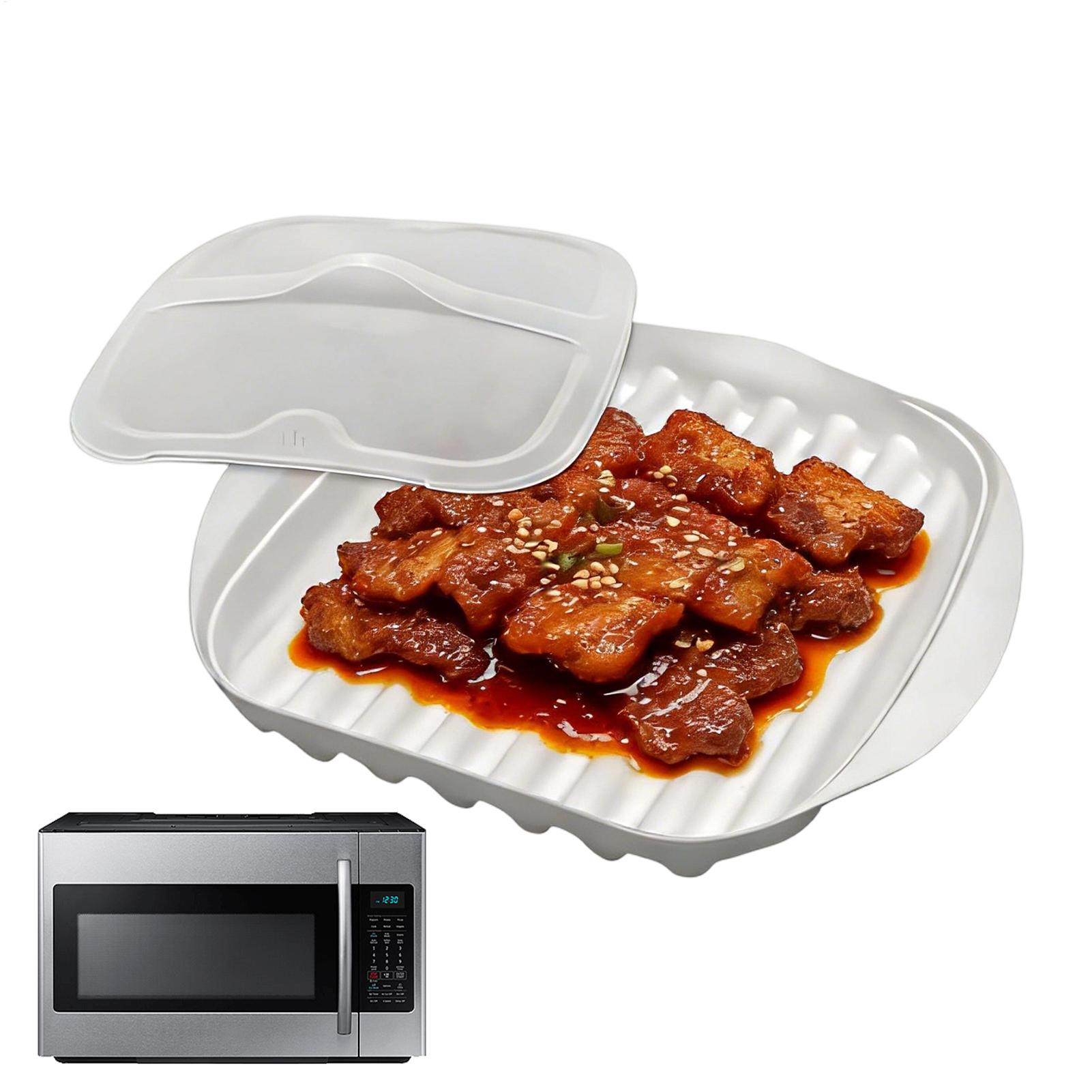 Microwave Bacon Tray Non-Stick - огляд і ціна Meal Prep Hot Dogs