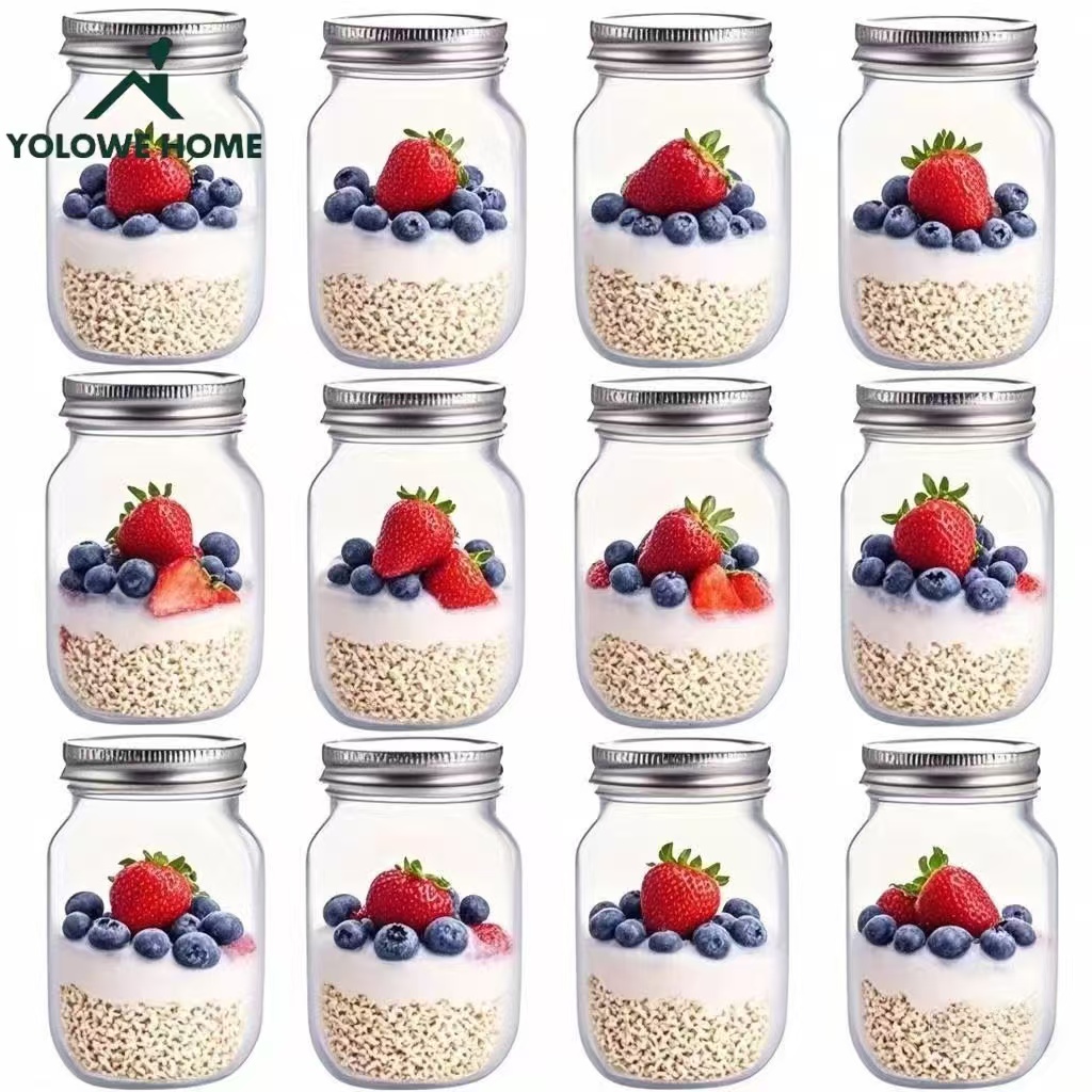 6Pcs, 12Pcs, 500Ml/16Oz, Glass - огляд і ціна Meal Prep Glass Containers