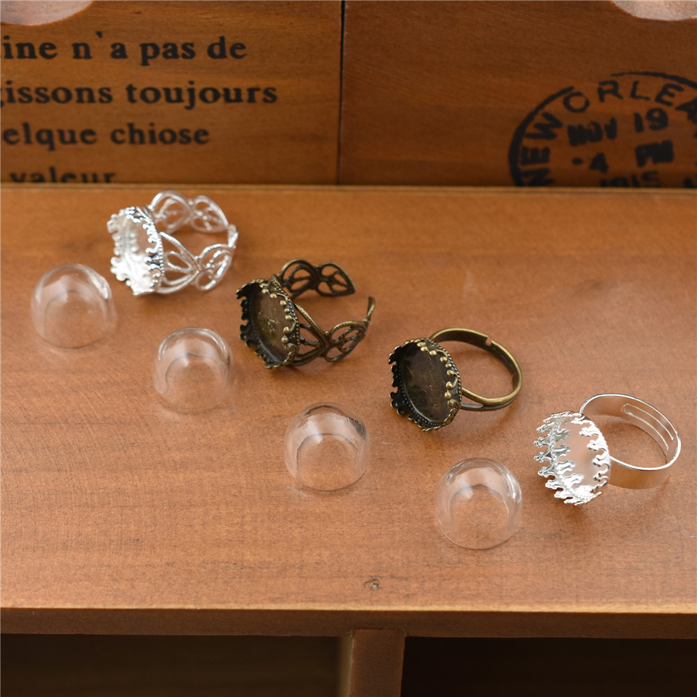 5Set 15mm 20mm Hollow Glass Do - огляд і ціна Glass Container Set