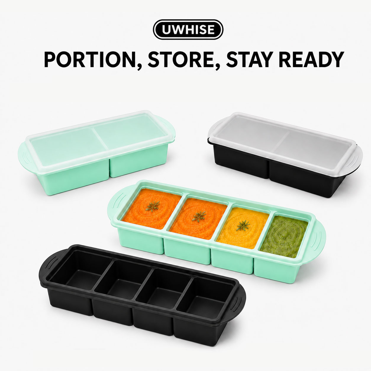 Uwhise Silicone Soup Freezer T - огляд і ціна Meal Prep Menu