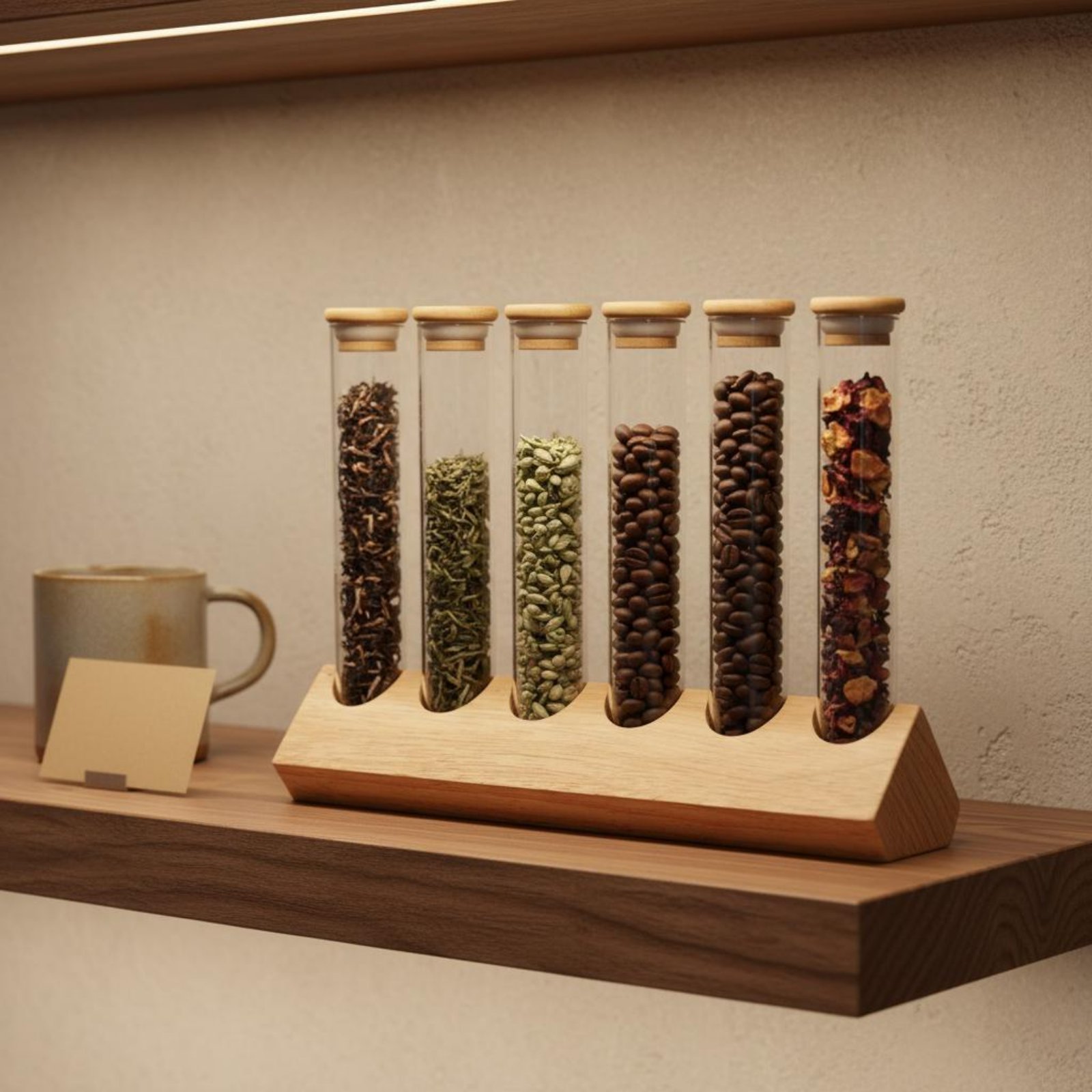 Glass Tube Container Set with  - огляд і ціна Glass Container Set