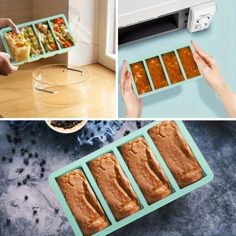Stackable Silicone Freezer Tra - огляд і ціна Meal Prep Menu