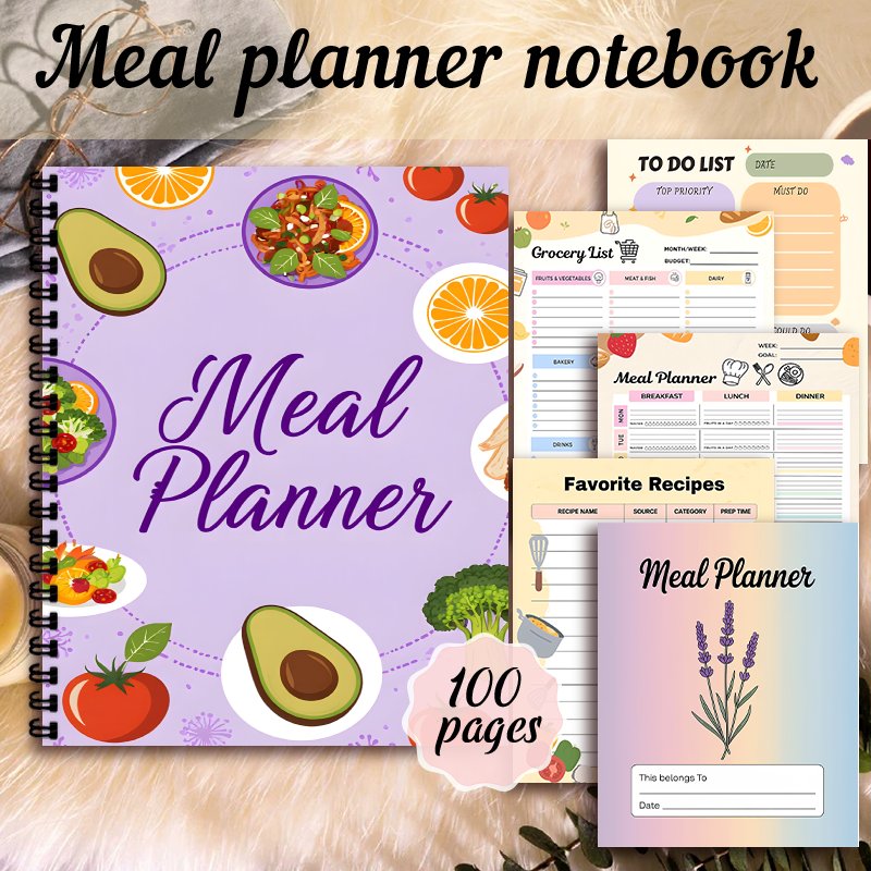 Meal Planner, Meal Prep Planne - огляд і ціна Meal Prep Menu