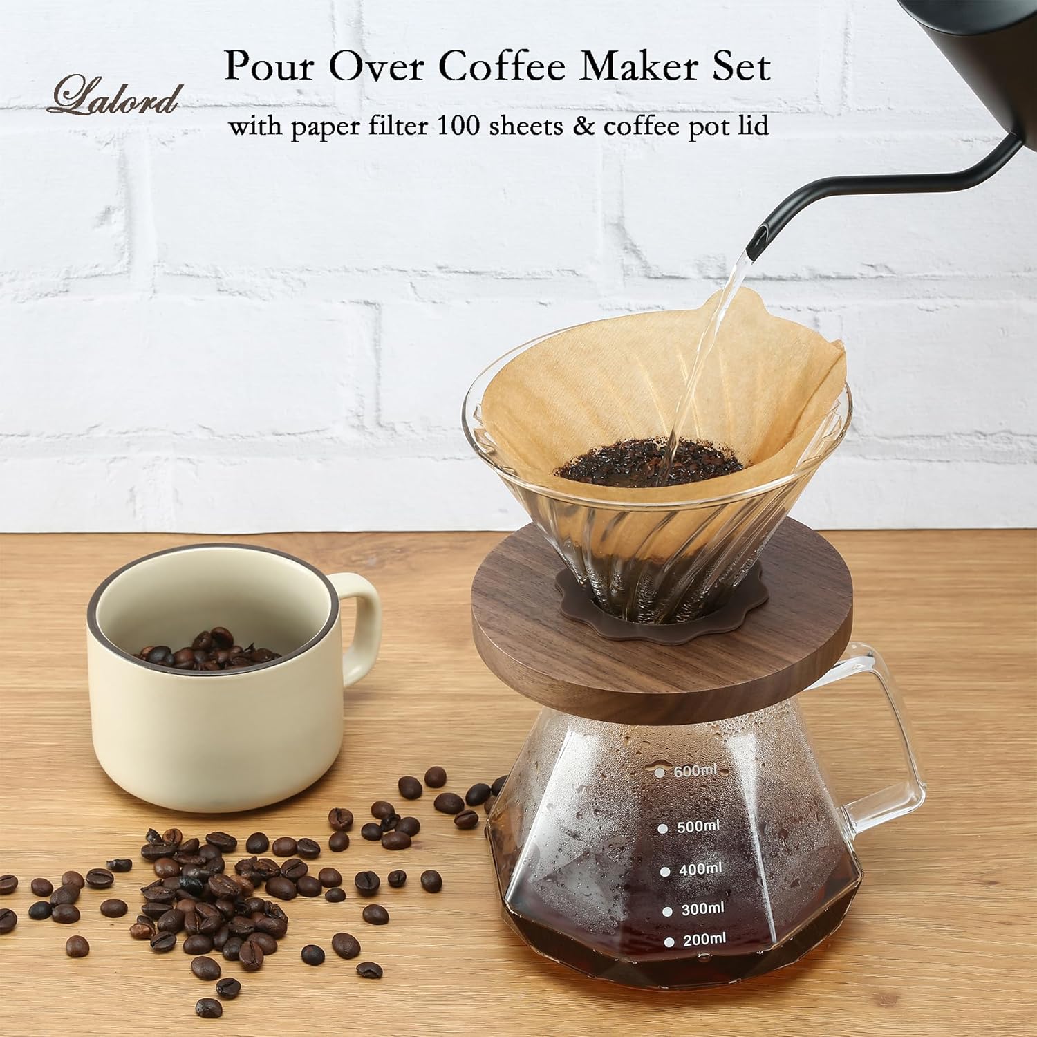 Magpie Glass Coffee Pot For V6 - огляд і ціна Glass Container Set
