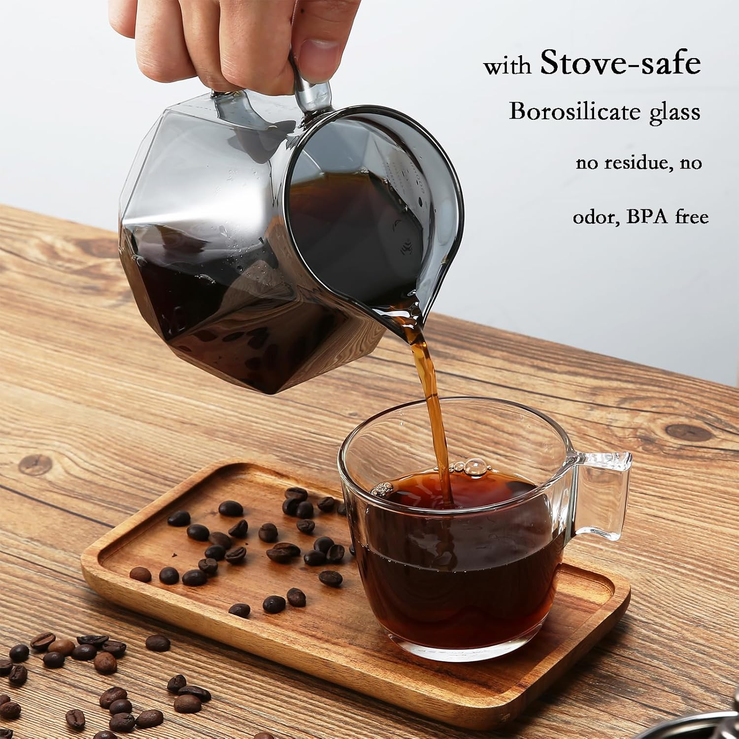 Magpie Glass Coffee Pot For V6 - огляд і ціна Glass Container Set
