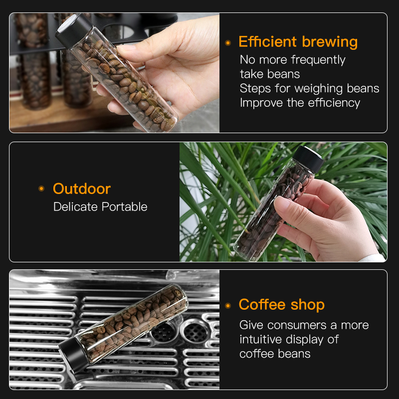 AliKisscafe Coffee Beans Stora - огляд і ціна Glass Container Set
