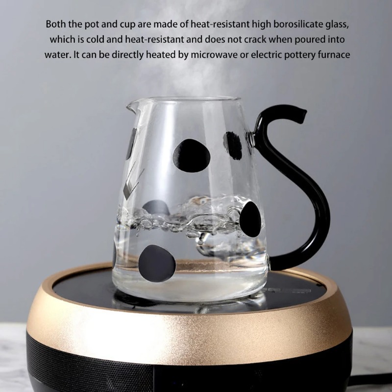 Glass Cold Water Kettle With H - огляд і ціна Glass Container Set
