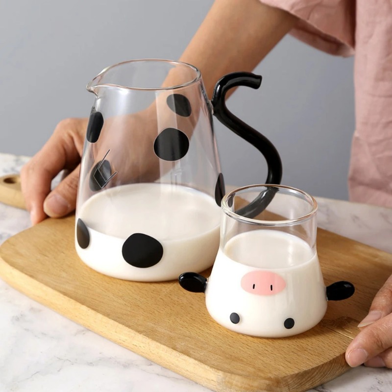 Glass Cold Water Kettle With H - огляд і ціна Glass Container Set