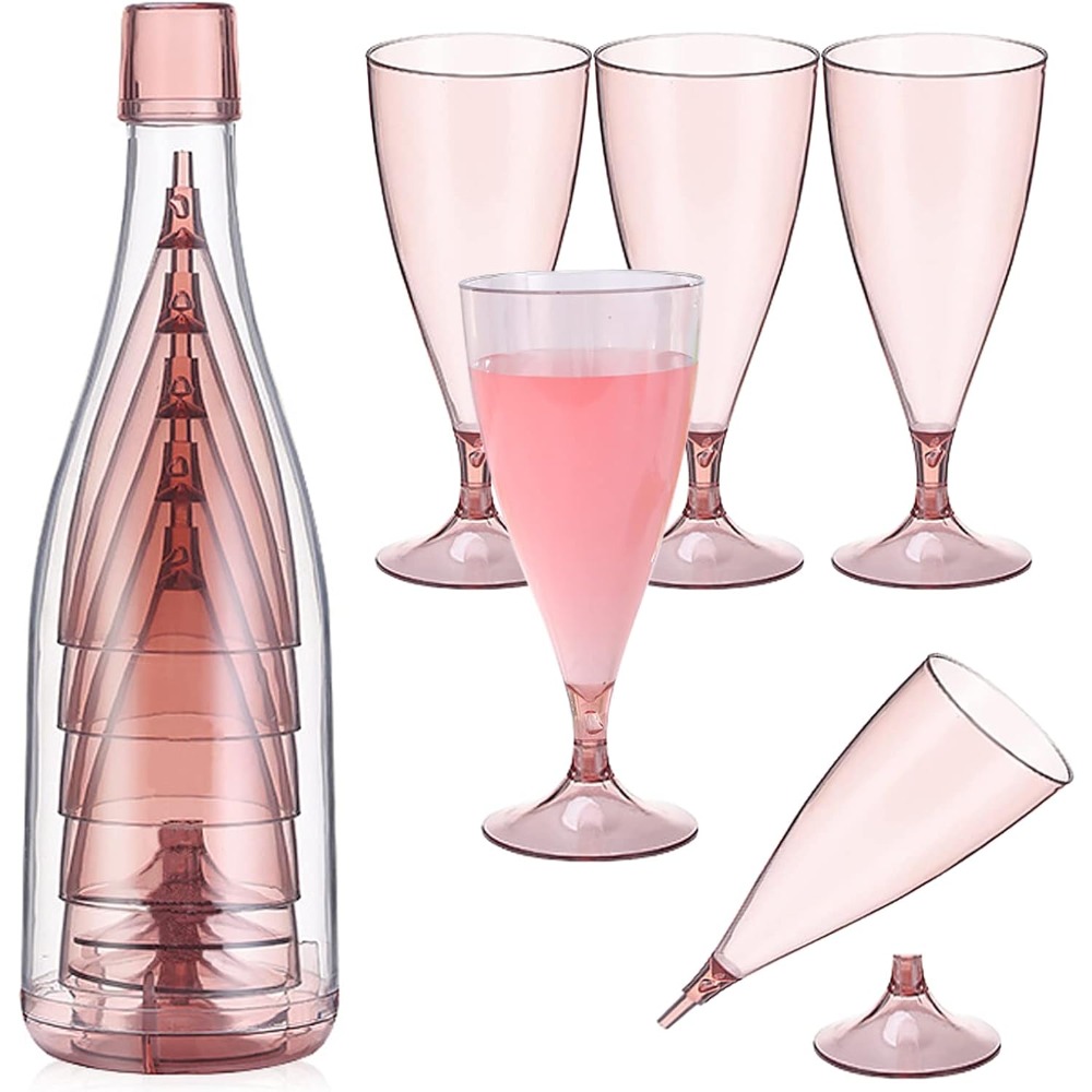 New Plastic Foldable Champagne - огляд і ціна Glass Container Set