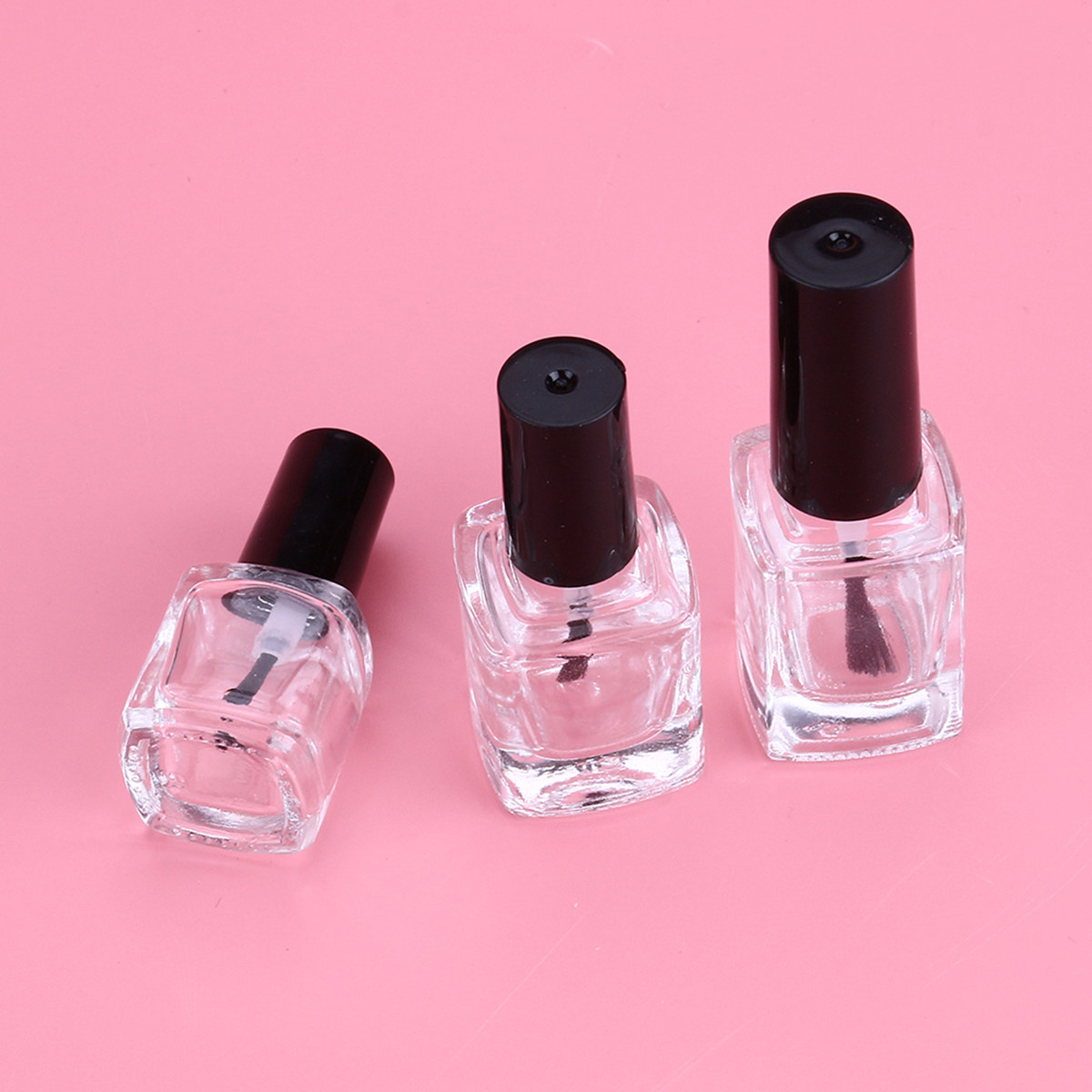 6Pcs Empty Nail Polish Bottles - огляд і ціна Glass Container Set