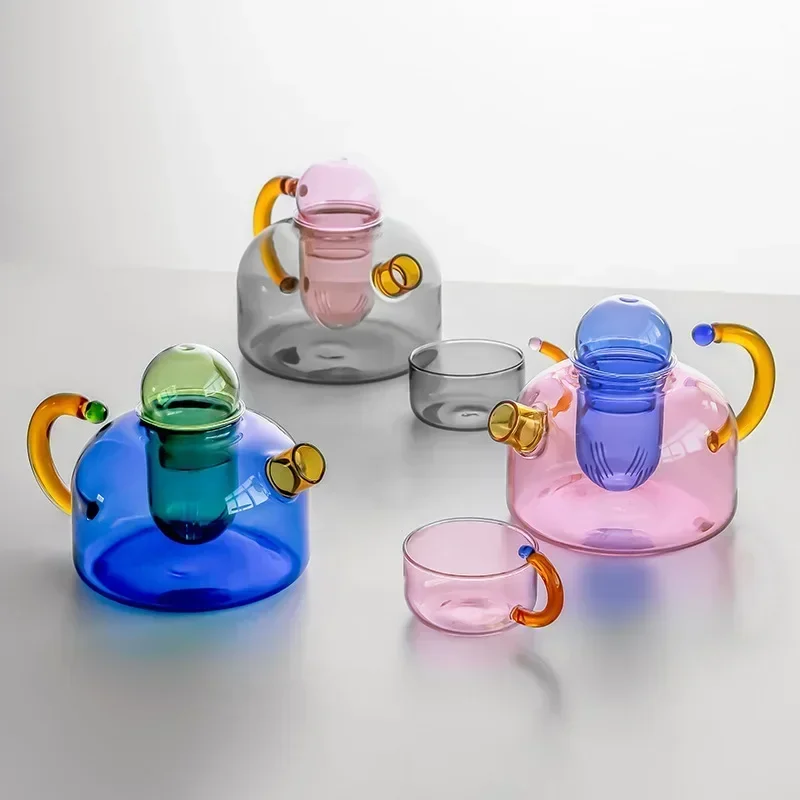 1pcs Heat Resistant Glass Teap - огляд і ціна Glass Container Set