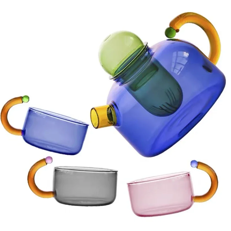 1pcs Heat Resistant Glass Teap - огляд і ціна Glass Container Set