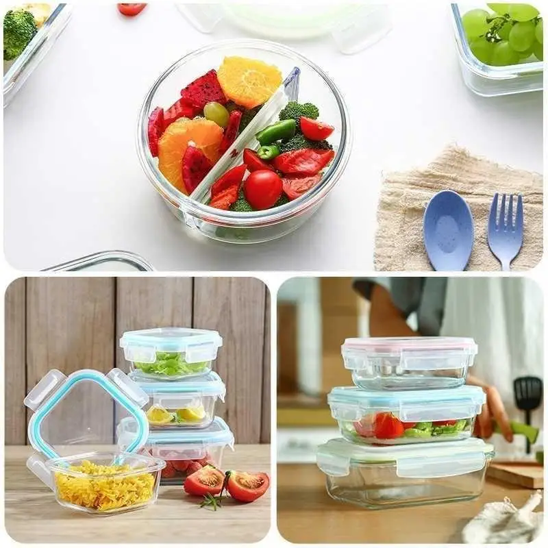 Pyrex Microwave Safe Lunch Box - огляд і ціна Glass Container Set